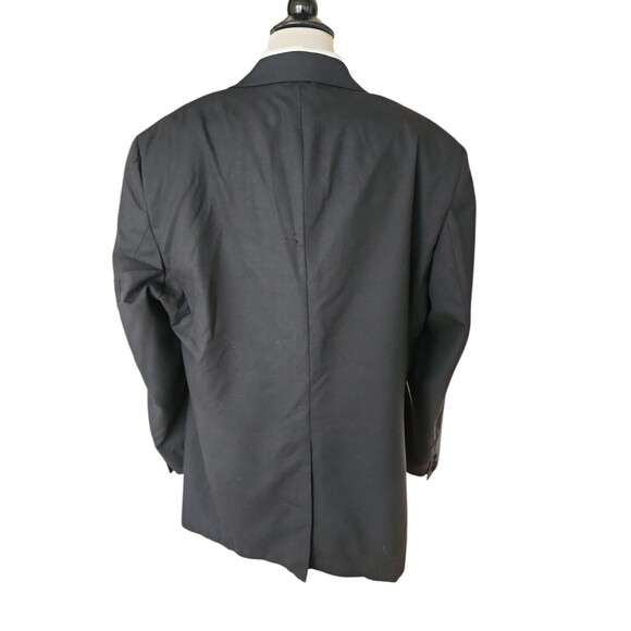 Brooks Brothers Tuxedo Jacket Men's Size 45L Vintage '97 Black Tie Wedding *Flaw - Picture 3 of 10